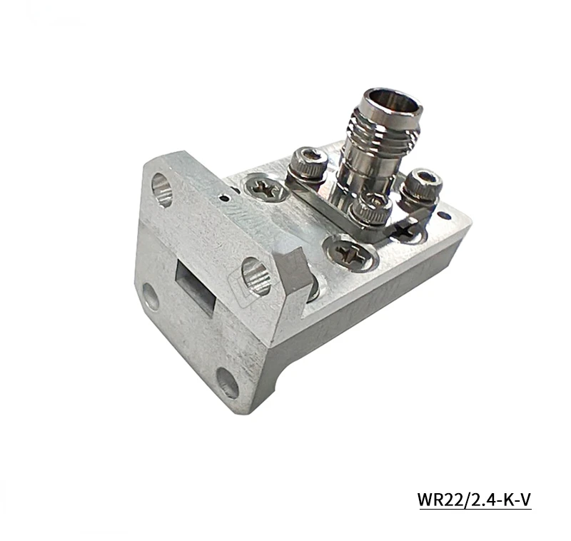 WR22 with -2.4mm Female Orthogonal Waveguide Coaxial Converter 33-50GHz