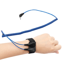 1Pcs Anti-Static Wrist Strap ESD Discharge Band Adjustable Bracelet Grounding Wire Wristband Sensitive Electronics Repair Tools