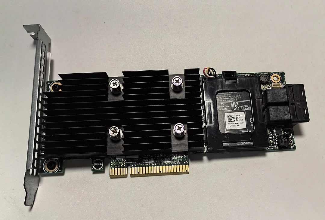 

DELL PERC H730 12 ГБ/S SAS PCI-E 3.0 X8 1 ГБ NV ДЛЯ PE R830 T430 T630 44GNF 044GNF