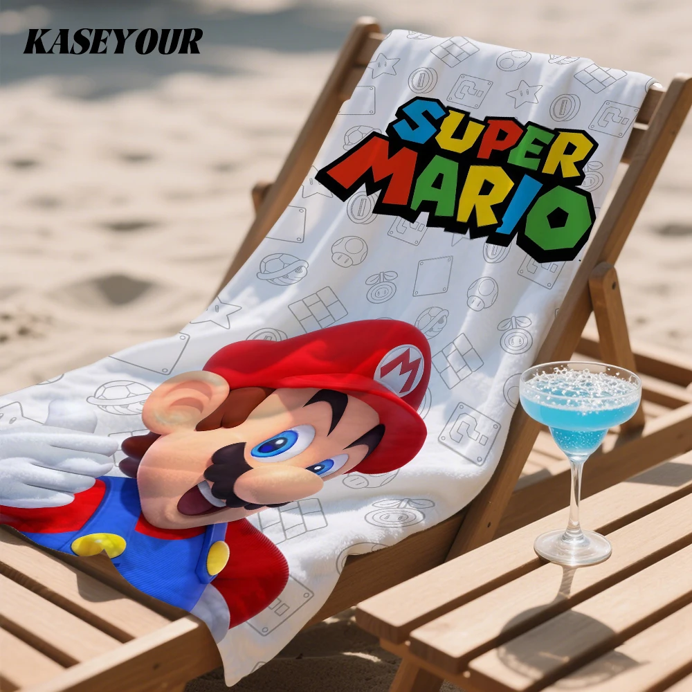 Red World M-Marios Quick Drying Bath Towel Microfiber beach towel light weight swimming camping yoga beach out
