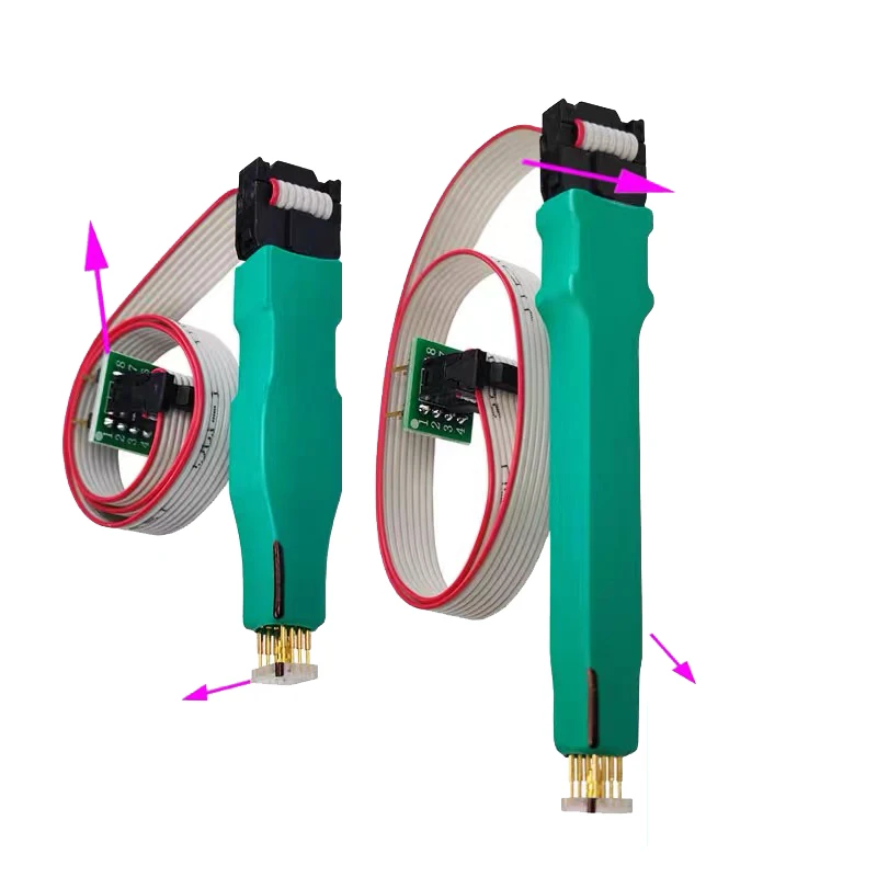 SOP8 WSON8 Chip Programming Probe Spring Pin BIOS EEPROM Chip Burning Wire Limit Stop Fast Testing Clip Tool