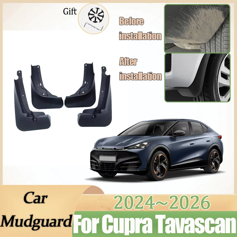 

Для Cupra Tavascan 2026 2025 2024 VW ID. UNYX 06 Аксессуары для автомобиля: Брызговики, Защита от грязи, Автомобильные брызговики-фартуки