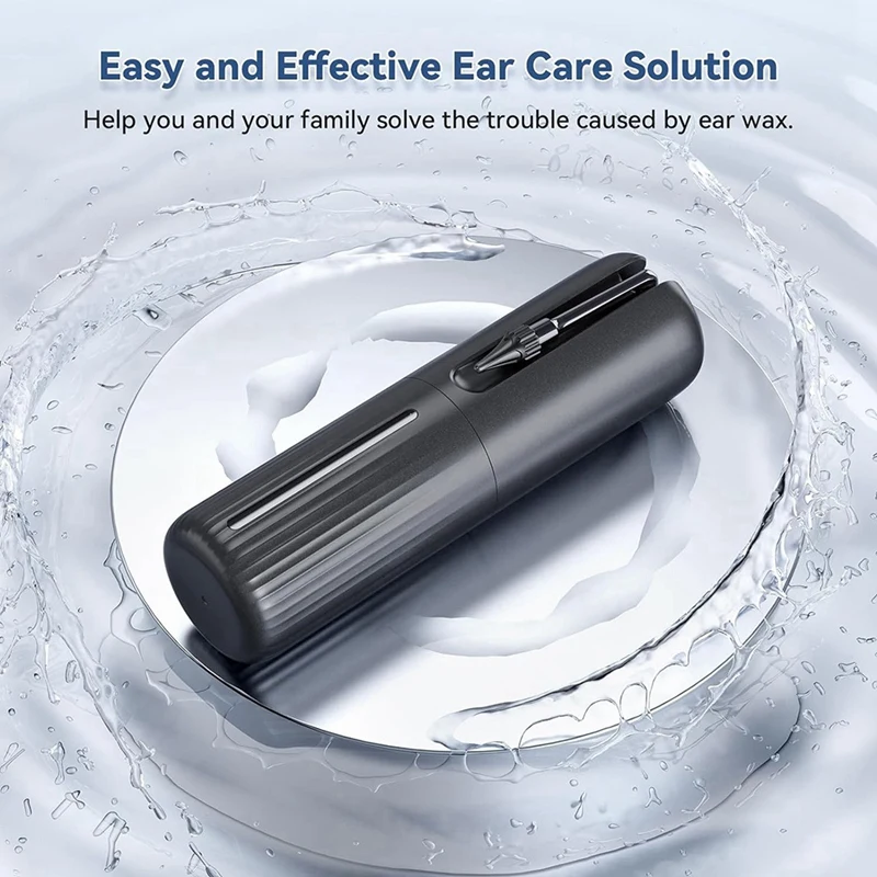 AC88-Ear Wax Removal Tool Water Powered Ear Cleaner Electric Ear Cleaning Kit With 10 Ear Tips Waterproof