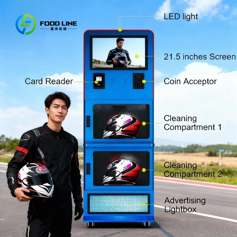 

Professional Customized Electric Helmet Cleaning Disinfection Equipment Stainless Steel Commercial For Motorcycle Industry Use