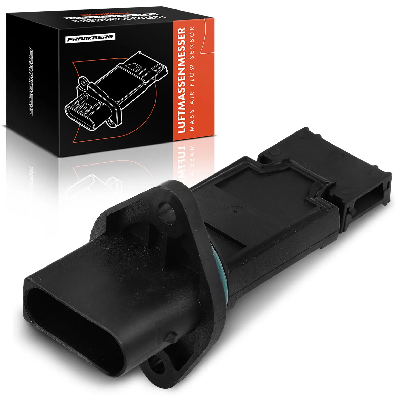 Frankberg 1x Luftmassenmesser für VW Golf IV Plus V Passat Phaeton Polo Classic Sharan Touareg Touran 06A906461X