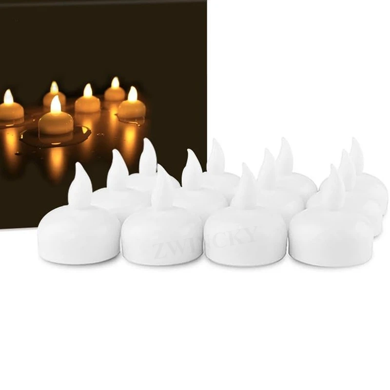 

1pcs LED Candles For Decoration Cylindrical Flickering Flameless LED Electronic Candle Tea Light Wedding Birthday Decor Tealight