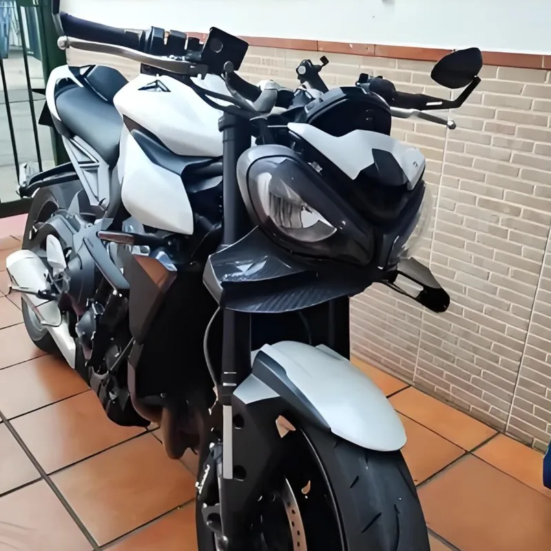 

AT92-Front Spoiler Downforce Winglet Aerodynamic Wing For Street Triple 1200 RS 2021-2025 Accessory