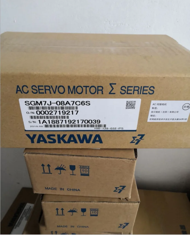 Brand new original SGM7J-08A7C6S 750w Yaskawa ac servo motor for tensile tester