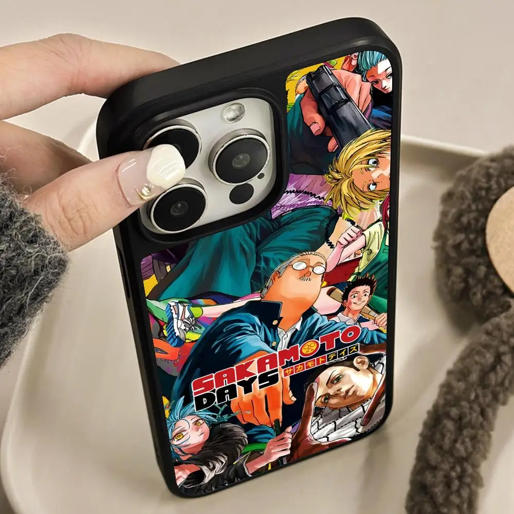 

Sakamoto Days Phone Case for iPhone 17 16 15 14 13 12 11 Air Pro Max Plus Matte Surface Cover