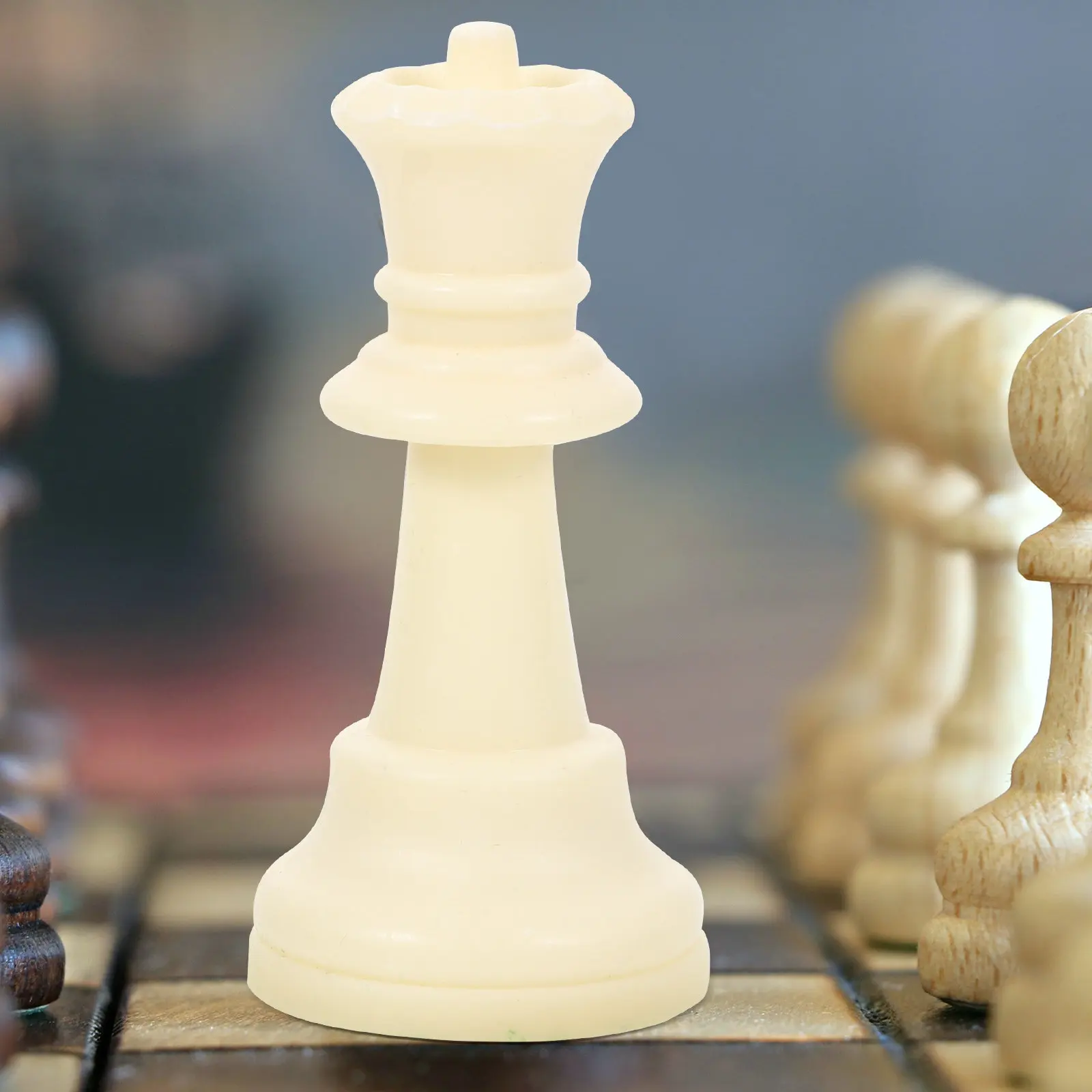 1Set Chess Pieces Replacement Plastic International PP Material Compact Lightweight Chess Accessories for Board Game Pawns and