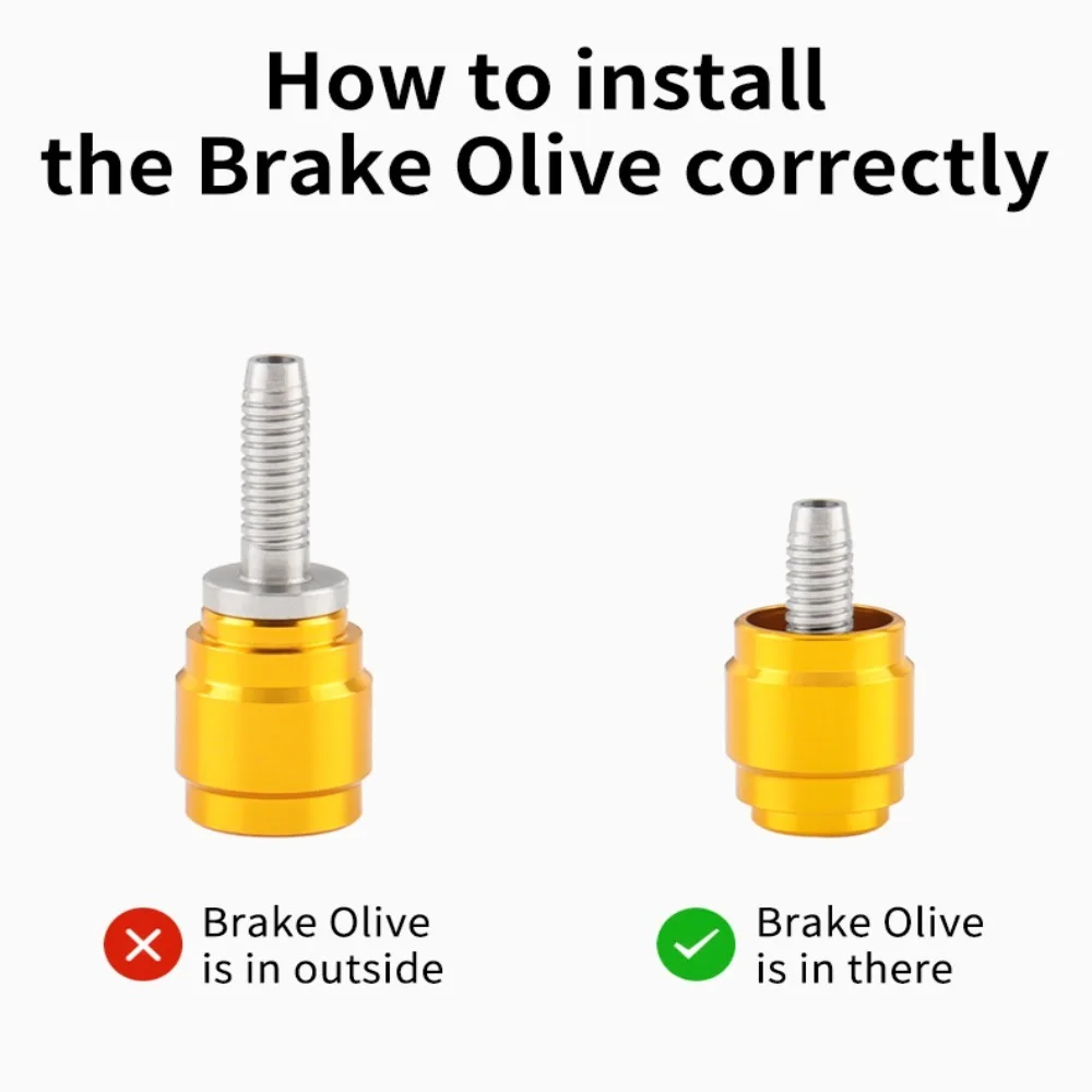 

AVID Oil Needle Olive Sleeve Quick Installation Olive Head Aluminum Alloy Connect Brake Hose Olive Connector Riding Accessory