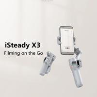 Hohem iSteady X3 SE 3-Axis Handheld Smartphone Gimbal Stabilizer with Built-in Tripod for iPhone 16 pro Smartphone Face Tracking