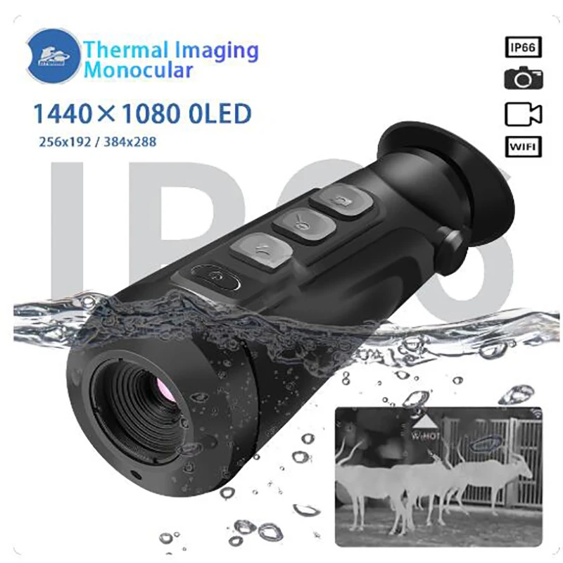 New Handheld Single-Tube Thermal Imaging 256x192 Laser Cross-Hair Cursor Search Target Hunting Multi-Imaging Switching