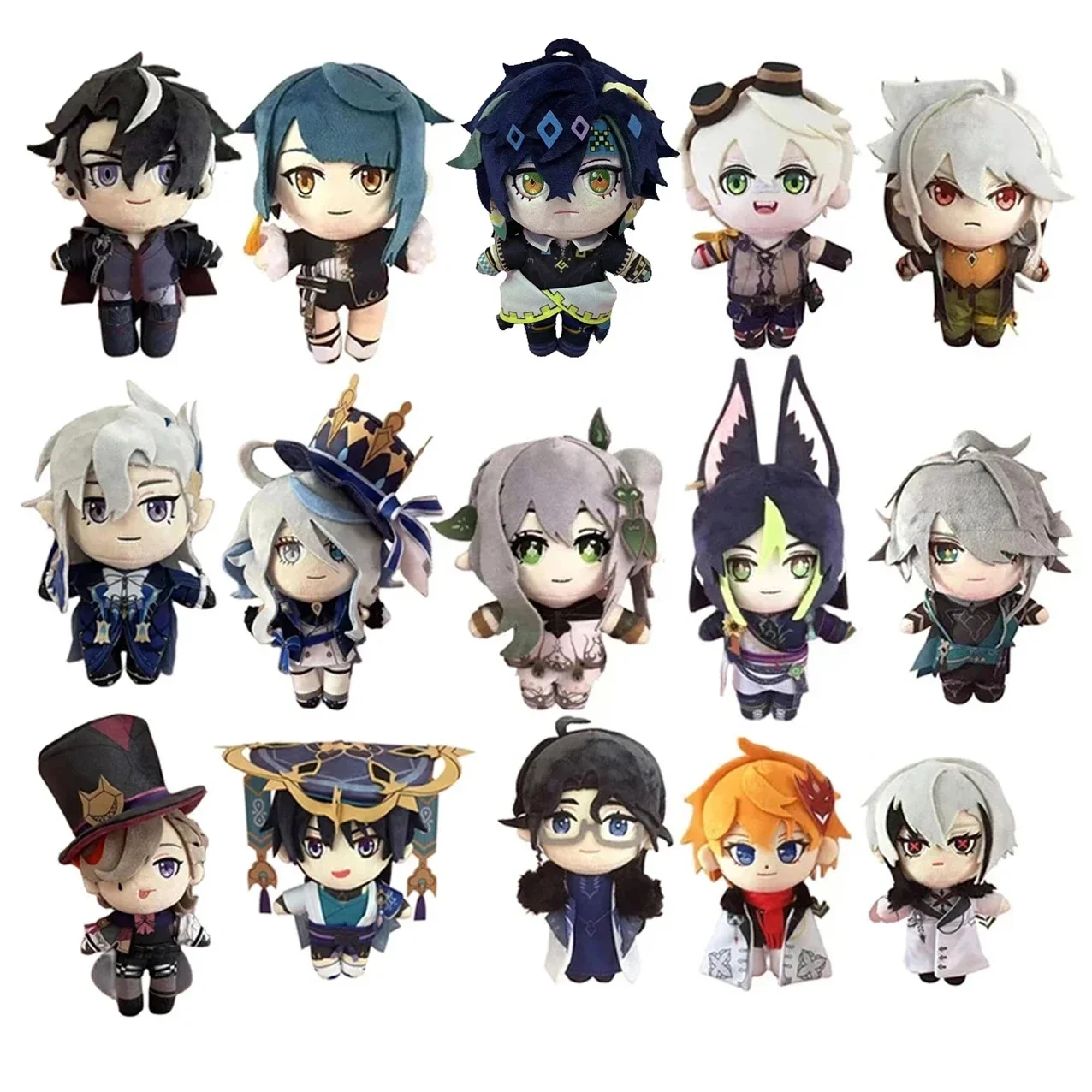 

Genshin Impact Plush Doll Kinich Mualani Kachina Mavuika Keqing Klee Lumine Ayaka Yoimiya Aether Citlali Dainsleif Kids Gift toy