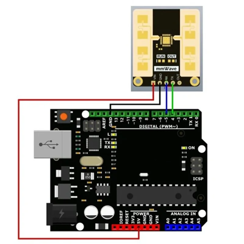 

【Вспышка!】Mmwave C4001 Датчик 24 ГГц для мониторинга в реальном времени, отслеживания, обнаружения скорости