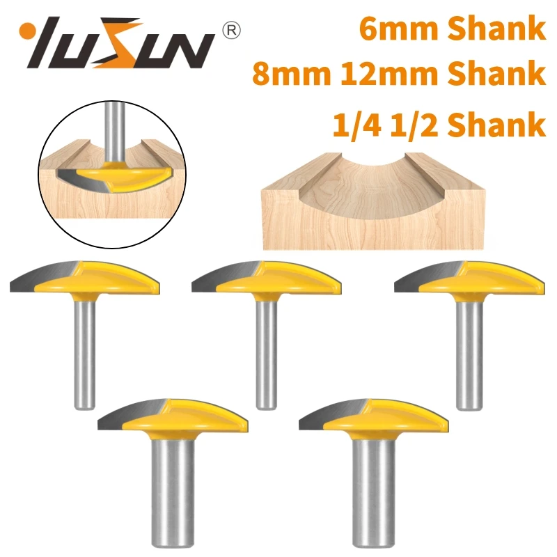 YUSUN Classical Plunge Router Bit Horizontal Crown Carbide Cutters Woodworking Tools Milling Cutter For Wood Face Mill
