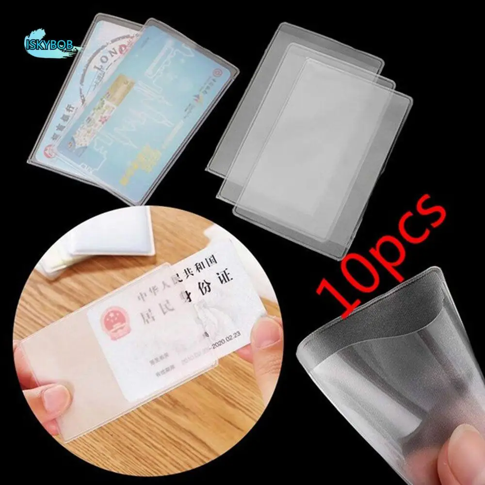 

Transparent Credit Cards Cover Sleeve ID Card Holder Card Case Anti-magnetic Protect