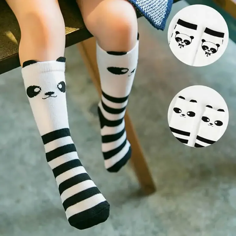 Newborn Toddler knee high sock Baby Boy Girl fox Socks cotton Cartoon Animal Cat leg warmers For newborns infant Socks