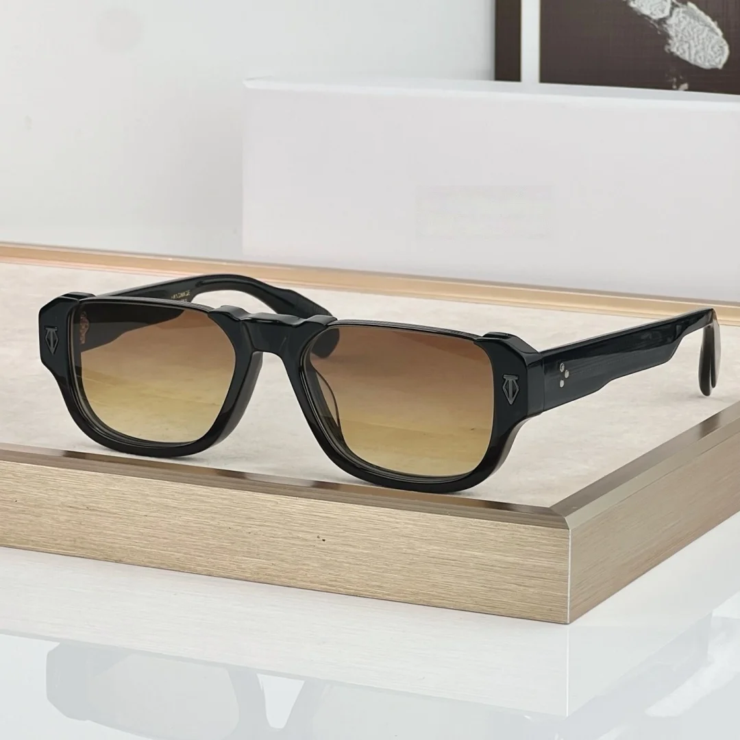 T-HE NETTUNO 54-18-145 Top Quality Mens Sunglasses for Women Classic Punk Luxury Acetate UV400 Designer Sunglasses with box