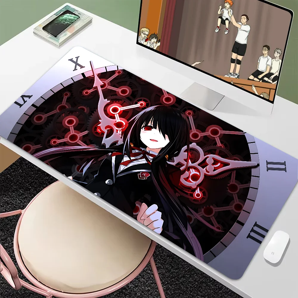 Anime Girl Kurumi Tokisaki Mousepad New Arrivals Large Gaming Mousepad L XL XXL Gamer Mouse Pad Size For Keyboards Mat