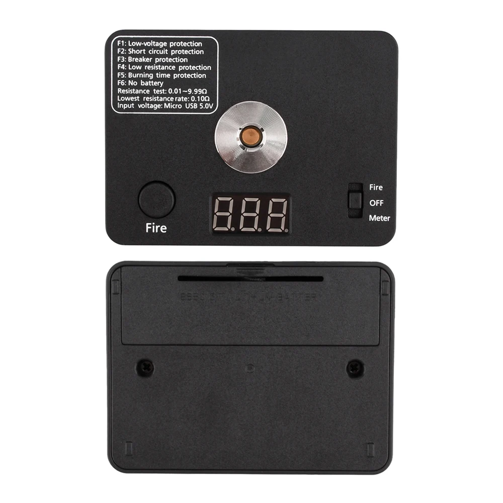 521 TAB MINI V3 RESISTANCE TESTER Tests resistance of heating wires and burns with charging function and on-screen display.