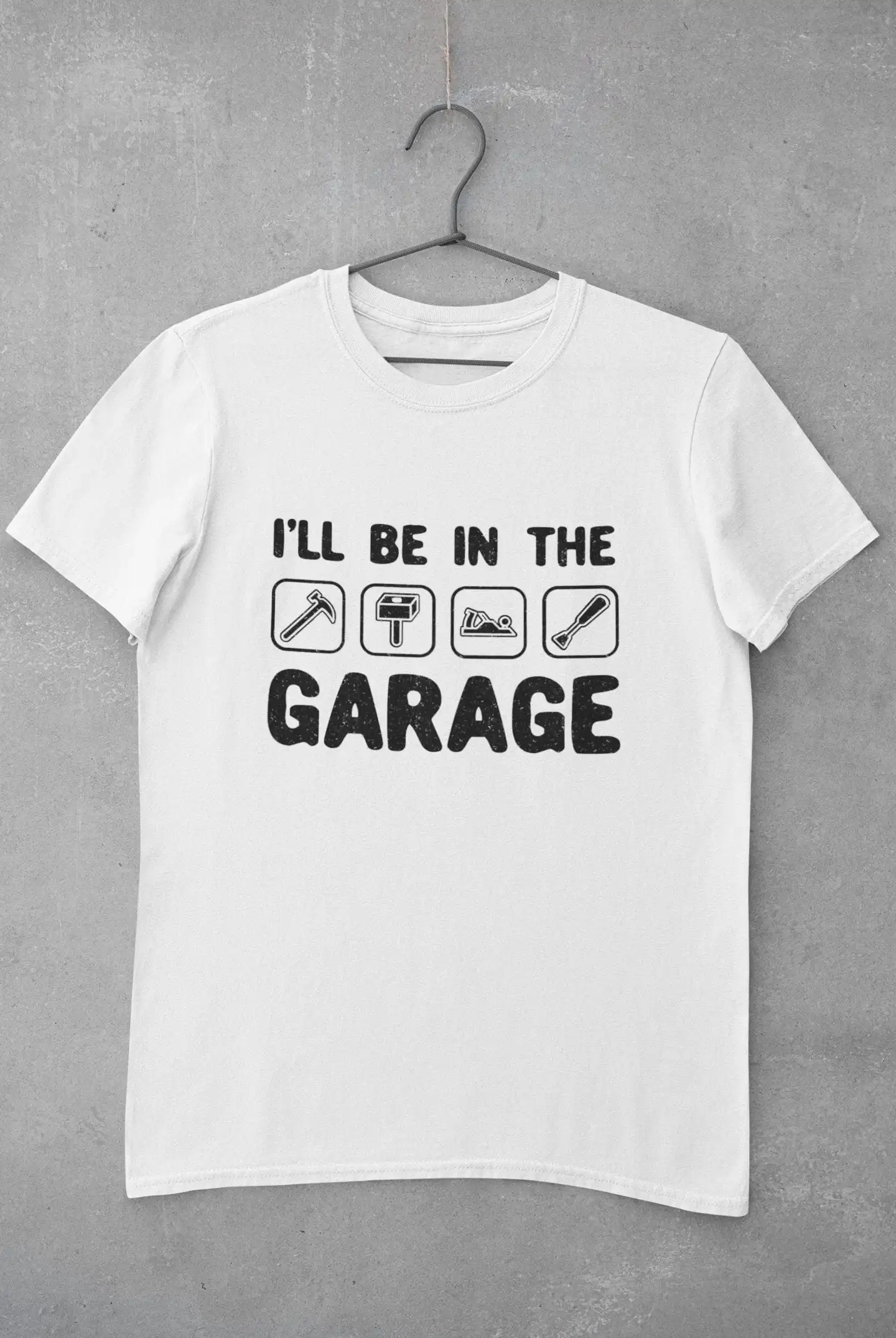 Woodworker T Shirt Carpentry Handyman Carpenter Dad I'Ll Be In The Garage