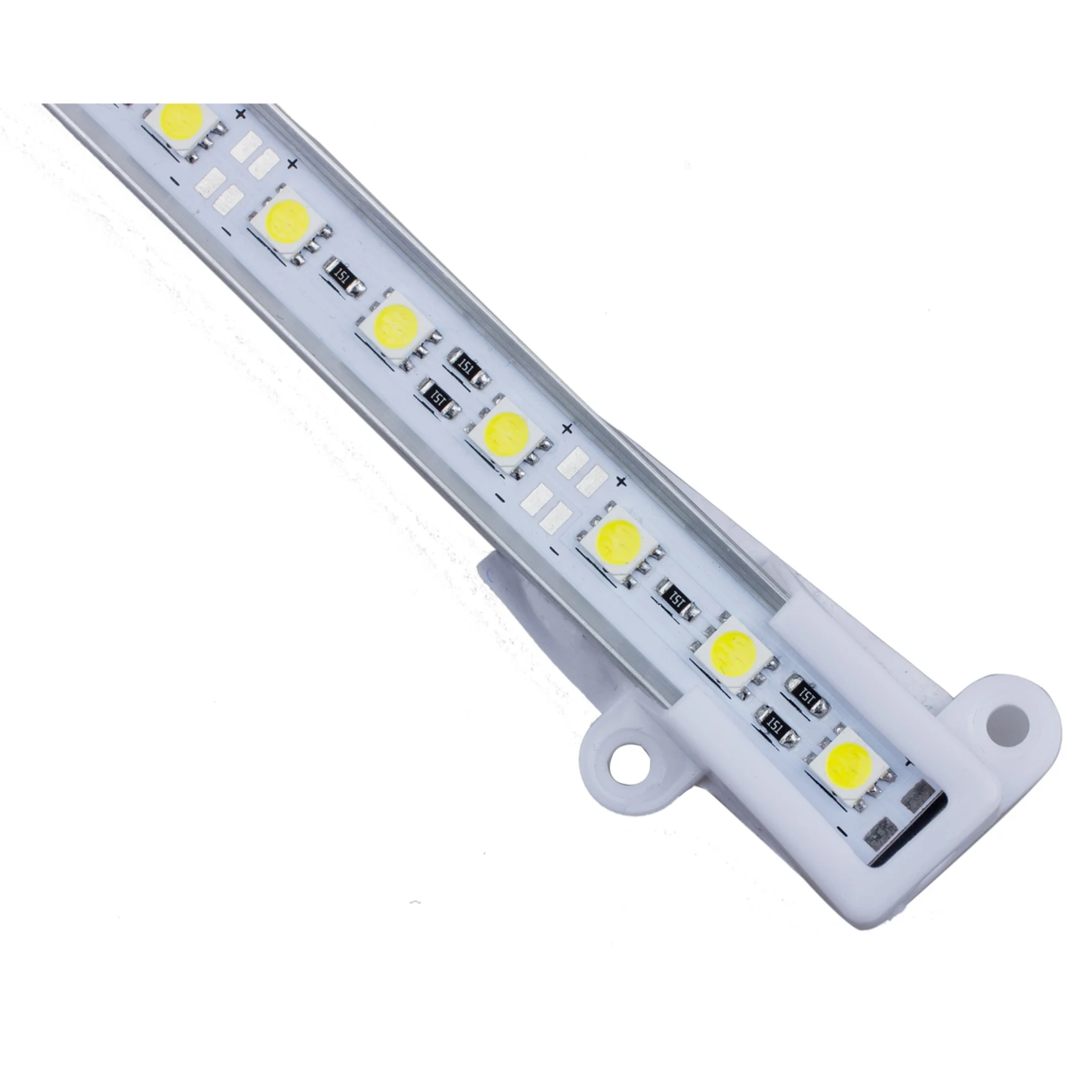LICE-5Pcs 50CM 5050 SMD 36 LED 주간 흰색 알루미늄 견고한 스트립 바 조명 램프