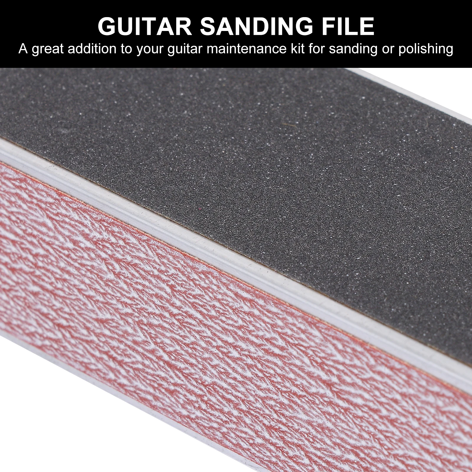 

6pcs Guitar Fret File Sanding Tool Kit Quality Sandpaper Fingerboard Protector For Bass Electric Acoustic Guitars Maintenance