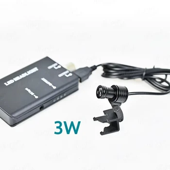 كشافات أمامية 3 وات/5 وات مع مصراع أسنان محمول بالبطارية منا...