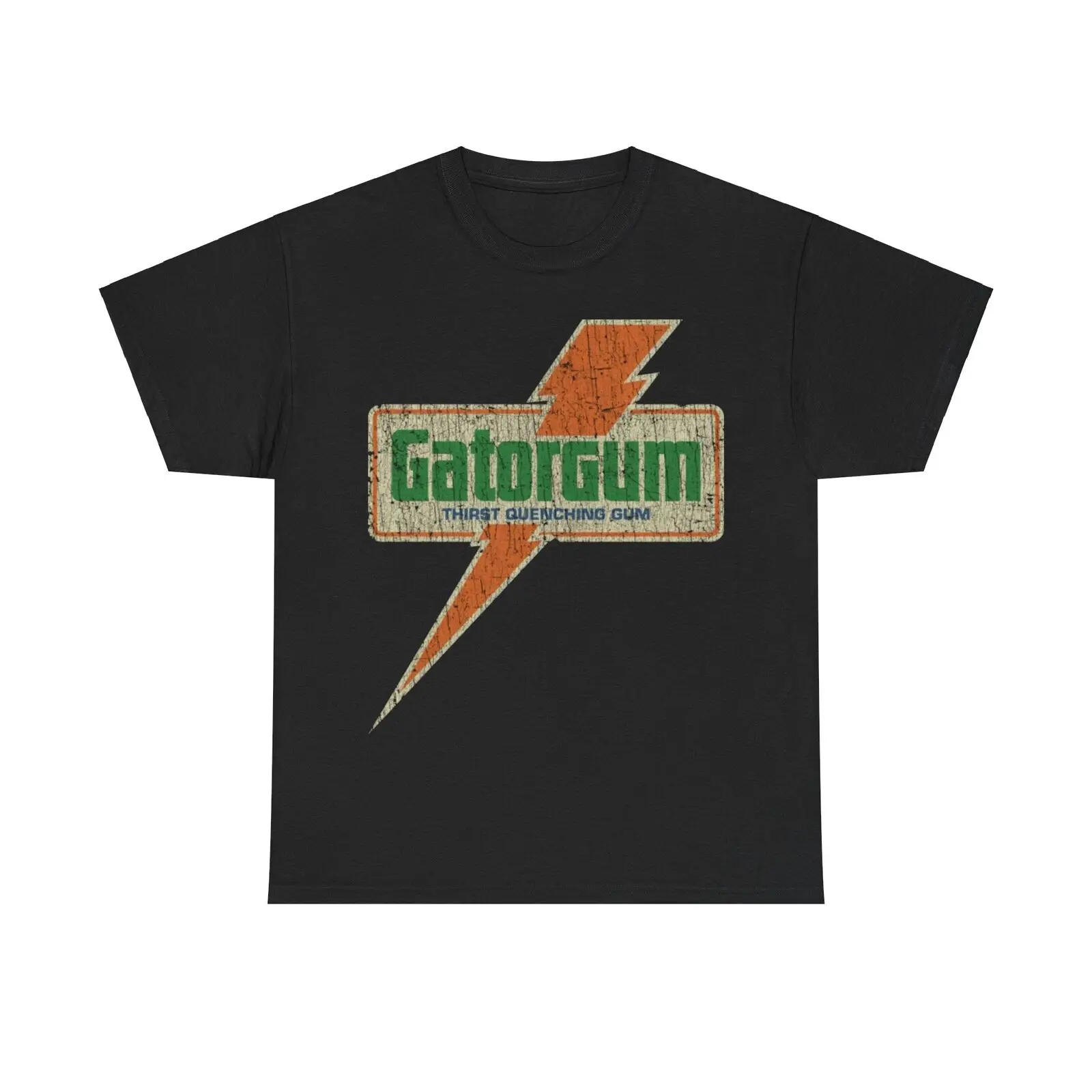 Gatorgum Thirst Quencher 1970 Distressed Print T shirt