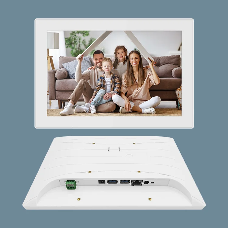 10-дюймовый сенсорный экран Android 11, 13, 14, планшет с дисплеем Poe, настенный настольный рекламный планшет с пластиковым корпусом
