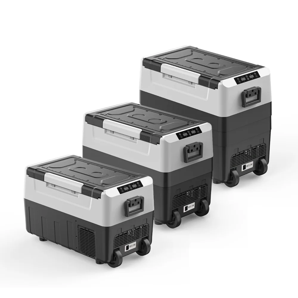 

Home Car Dual Use 35-55L Freezer Fridge Compressor Refrigerator With Wheels Portable Cooler Electric Car Fridge 12V 24V 220V