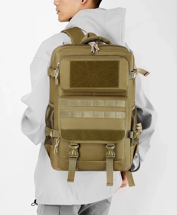 40L wasserdichter taktischer Rucksack, multifunktional, langlebig, große Kapazität, Outdoor-Reisetasche, Wandertasche, Jagdtasche, Herren-Umhängetasche – Detail 8