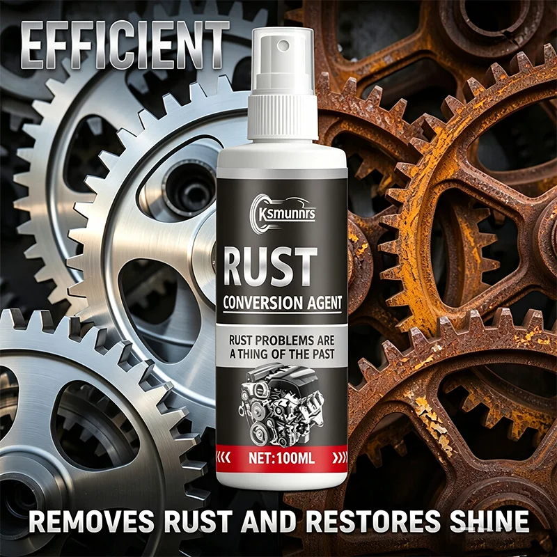 Metal Oxide And Iron Powder Removal Spray - Suitable for Chrome Surface Restorers on Car/Motorcycle Exhaust Pipes