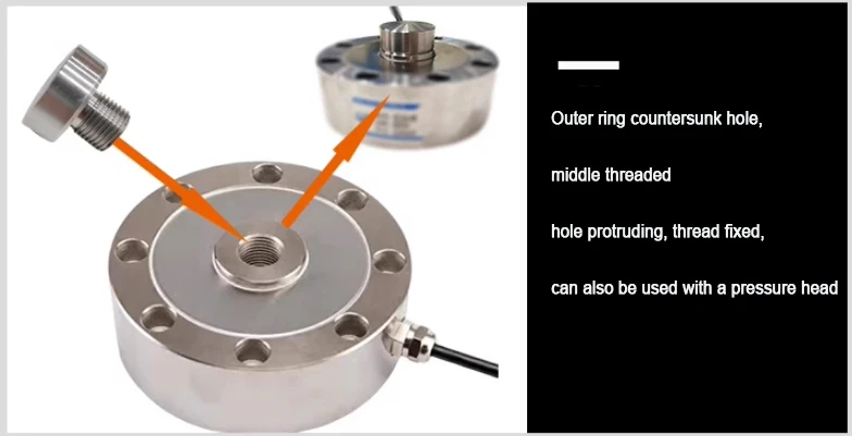 High Precise Spoke Load Cell 50t Compression Force Sensor For Pressing Machine