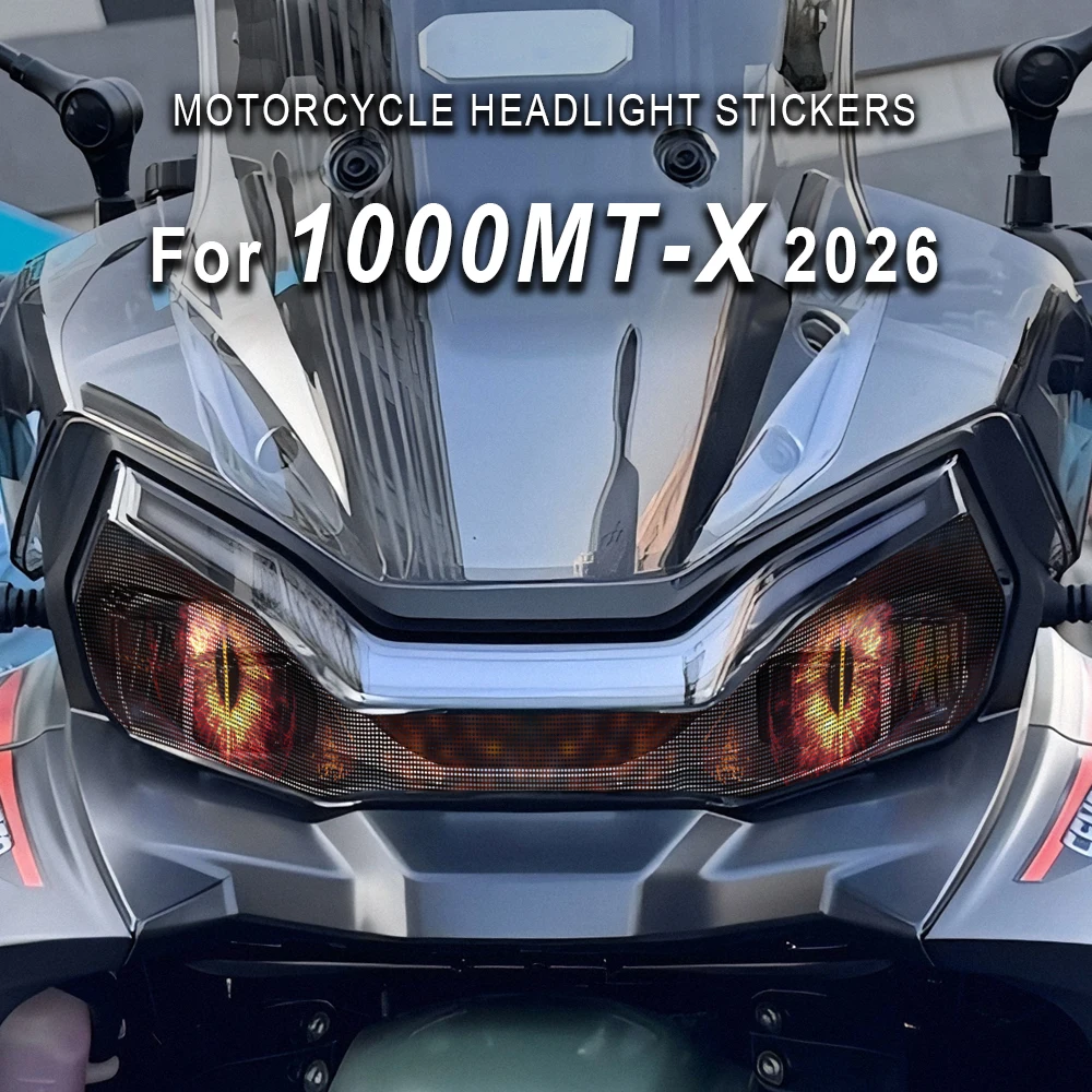 

Motorcycle Headlight Stickers Accessories For CFMoto 1000MT-X 1000mt-x 1000 MTX 2026 Fashion Motorbike Headlamp Decal Decoration