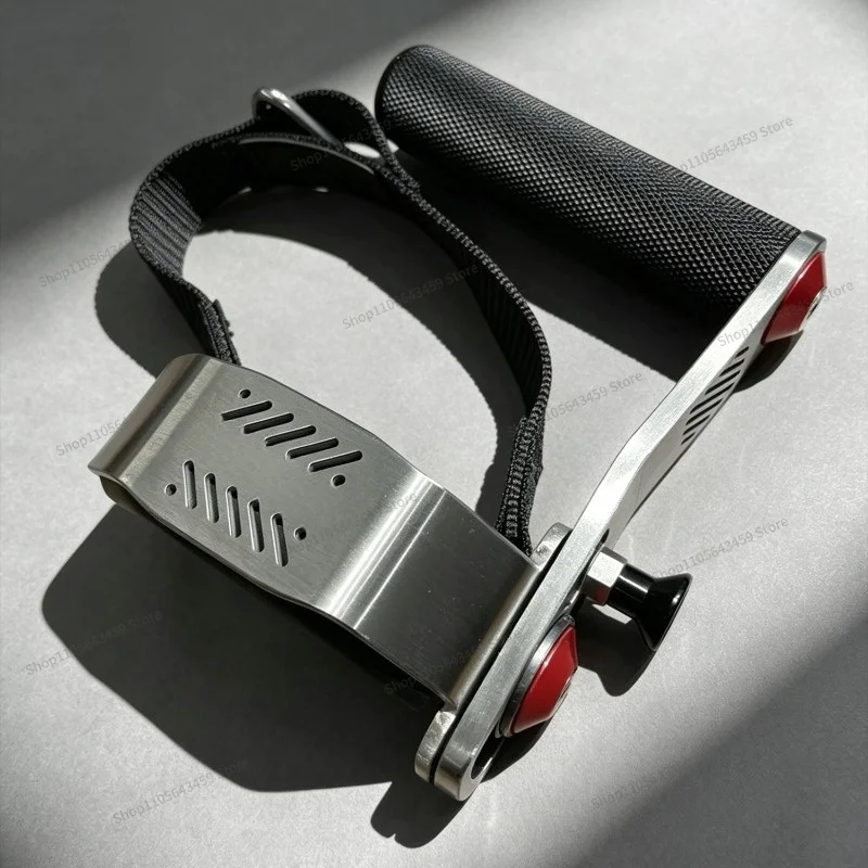 For side flat handle, fitness patent, frame handle, left and right adjustable cable, shoulder training special accessories