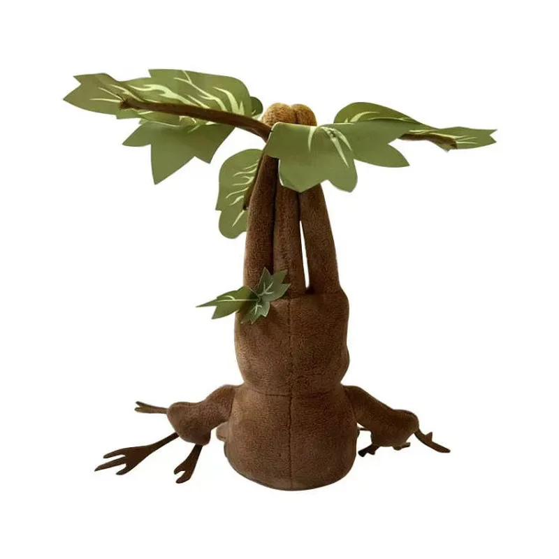 Juguete de peluche Mandrake inspirado en Magic World: muñeca de planta de peluche suave con función de grito y vibración, algodón PP premium coleccionable