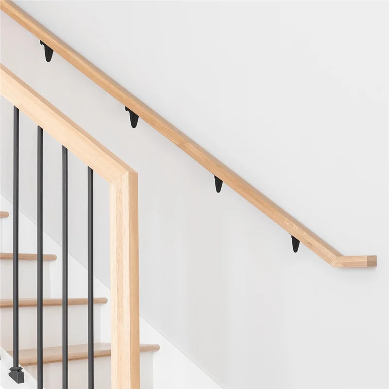 ABUP-Hand Rail Brackets For Stairs- 6 Pcs Handrail Brackets For Indoor Stairs Or Outdoor Stairs Support,Hand Railing Brackets