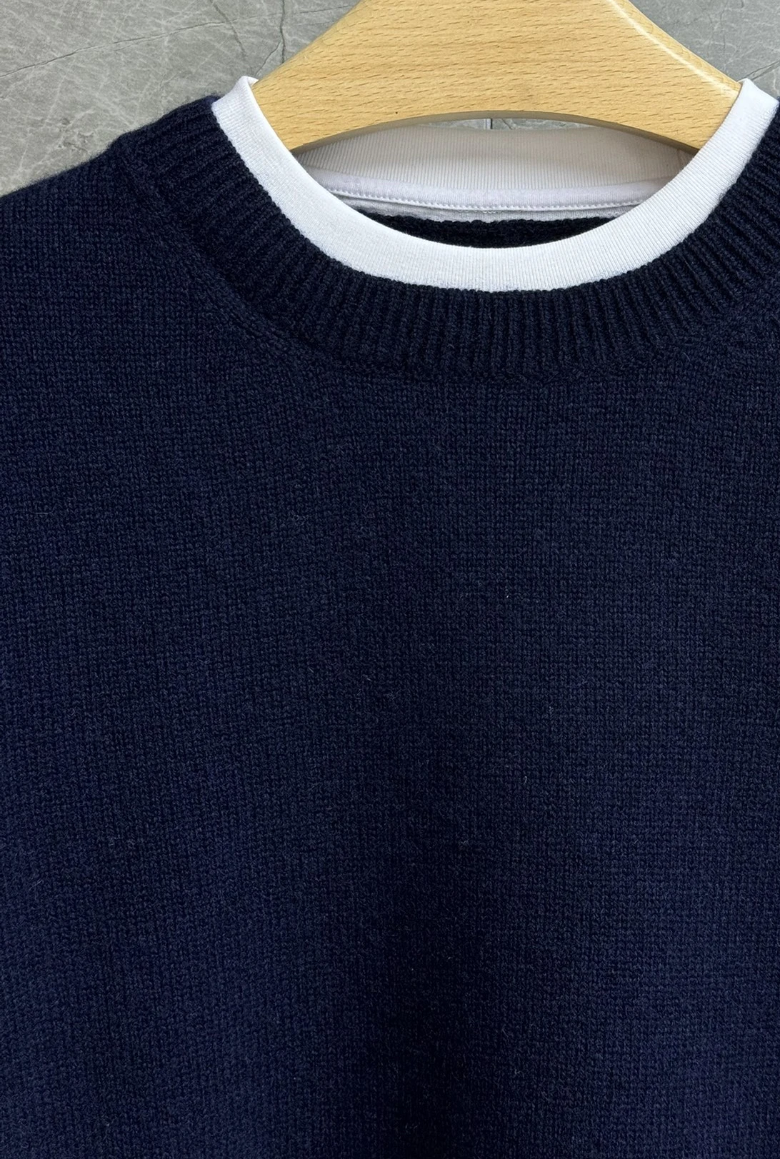 Cashmere sweater - short sleeve layered design, slim-fit, ultra-soft, goes with everything. 2025 summer women's new hot