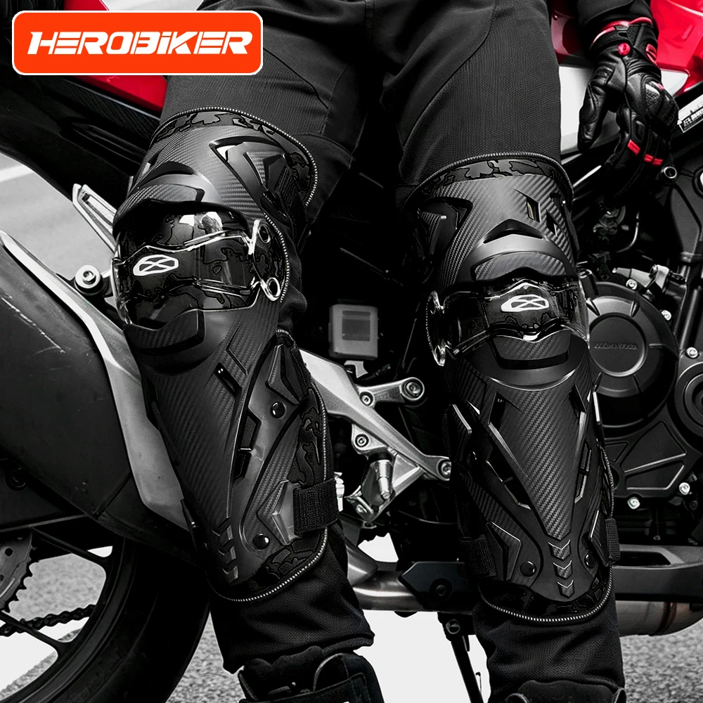 Motorcycle Knee Guards Breathable Protector Motocross Outdoor Activity Knee Pad Gear All-Season Riding Safety Equipment