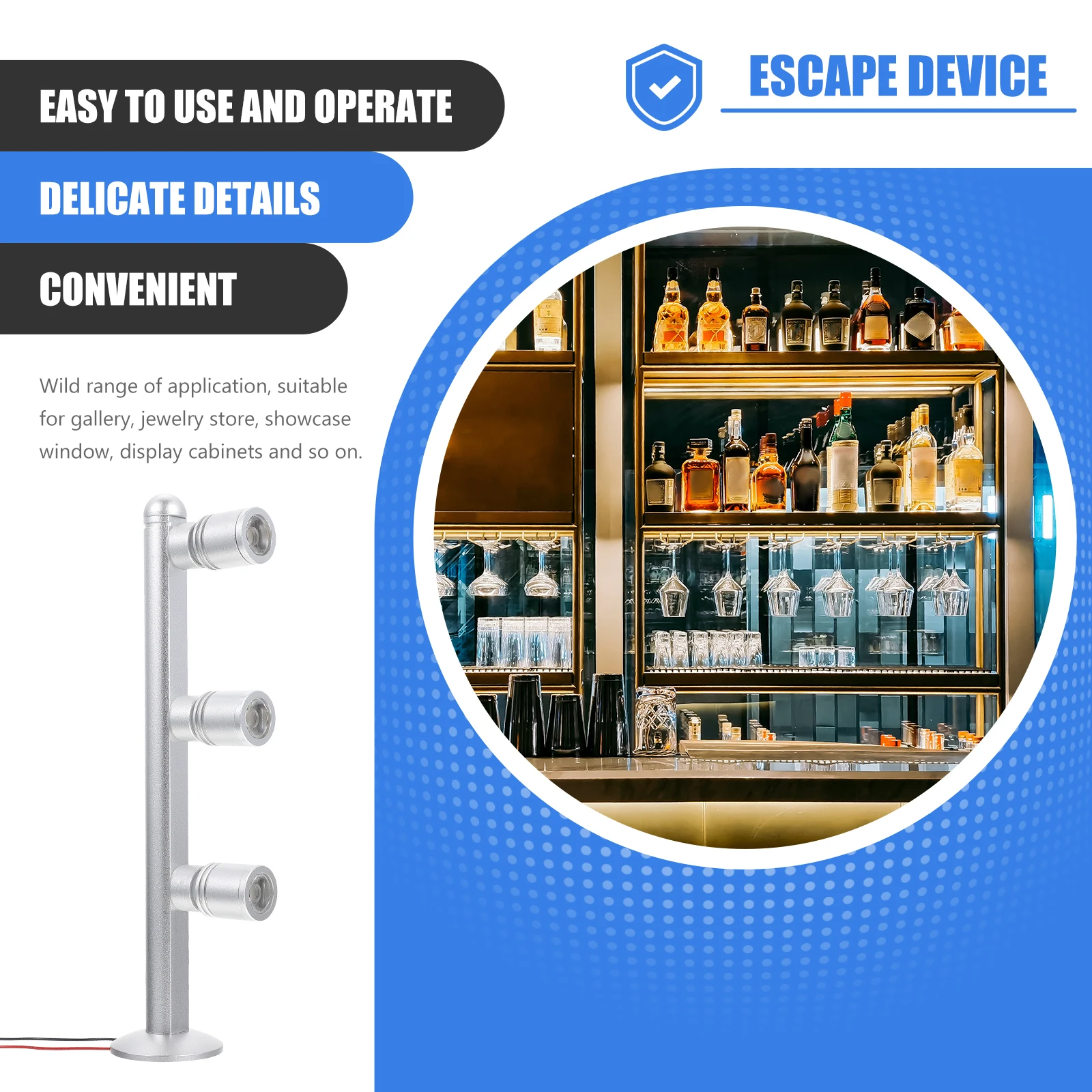 

Modern Led Spotlight Small Indoor Display Light For Gallery Jewelry Store Counters Exhibition Cabinet Lighting Tool Efficient