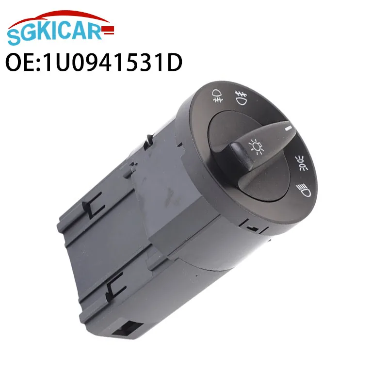 Interruptor de luces delanteras 1U0941531D, interruptor de luces antiniebla 1Z0941531C para VW Volkswagen Bora Golf 4 Passat B5 Sharan Lupo Polo Beetle