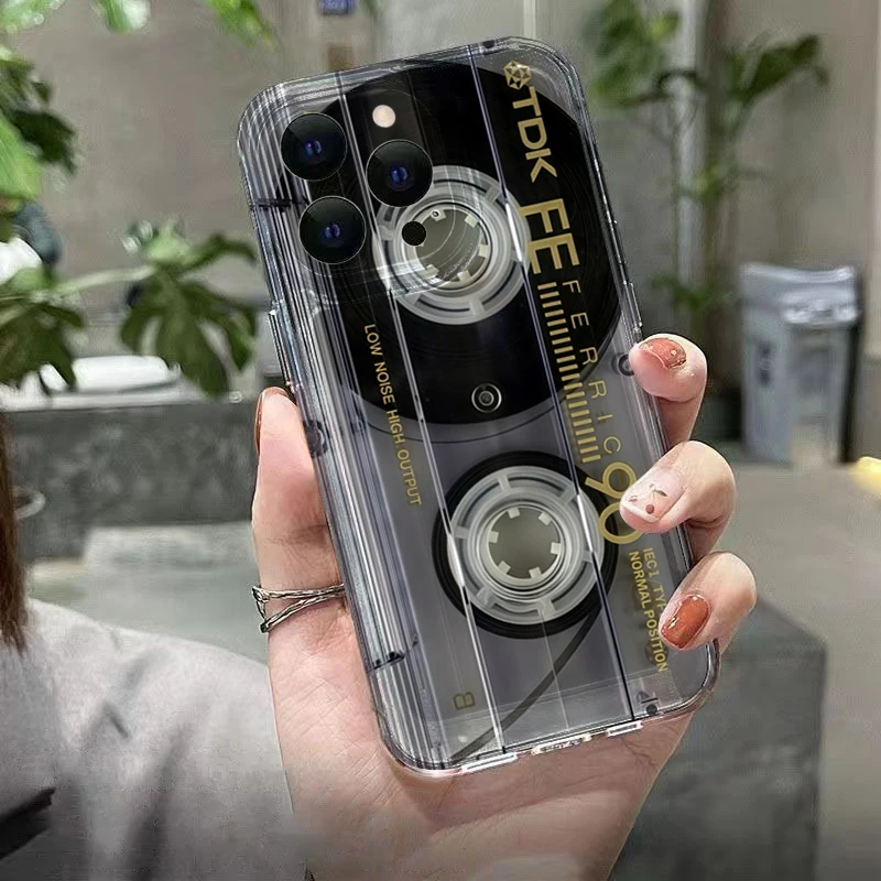 TPU Phone Case For Samsung Galaxy S26 Ultra Plus S25 S24 S23 S22 S21 FE A56 A55 A54 A53 A36 Protective Cassette Retro Tape Cover - view 6