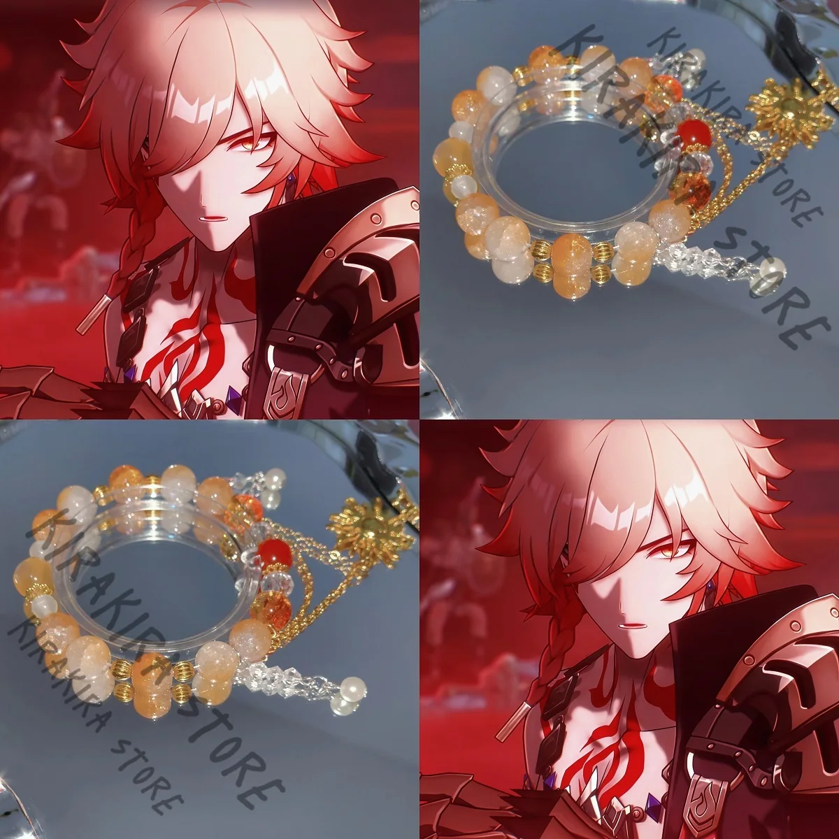 

Honkai: Star Rail Mydei Impression Bracelet Cosplay Handcraft Coloured Glaze Beaded Bangle High Quality Hand Chain Accessories