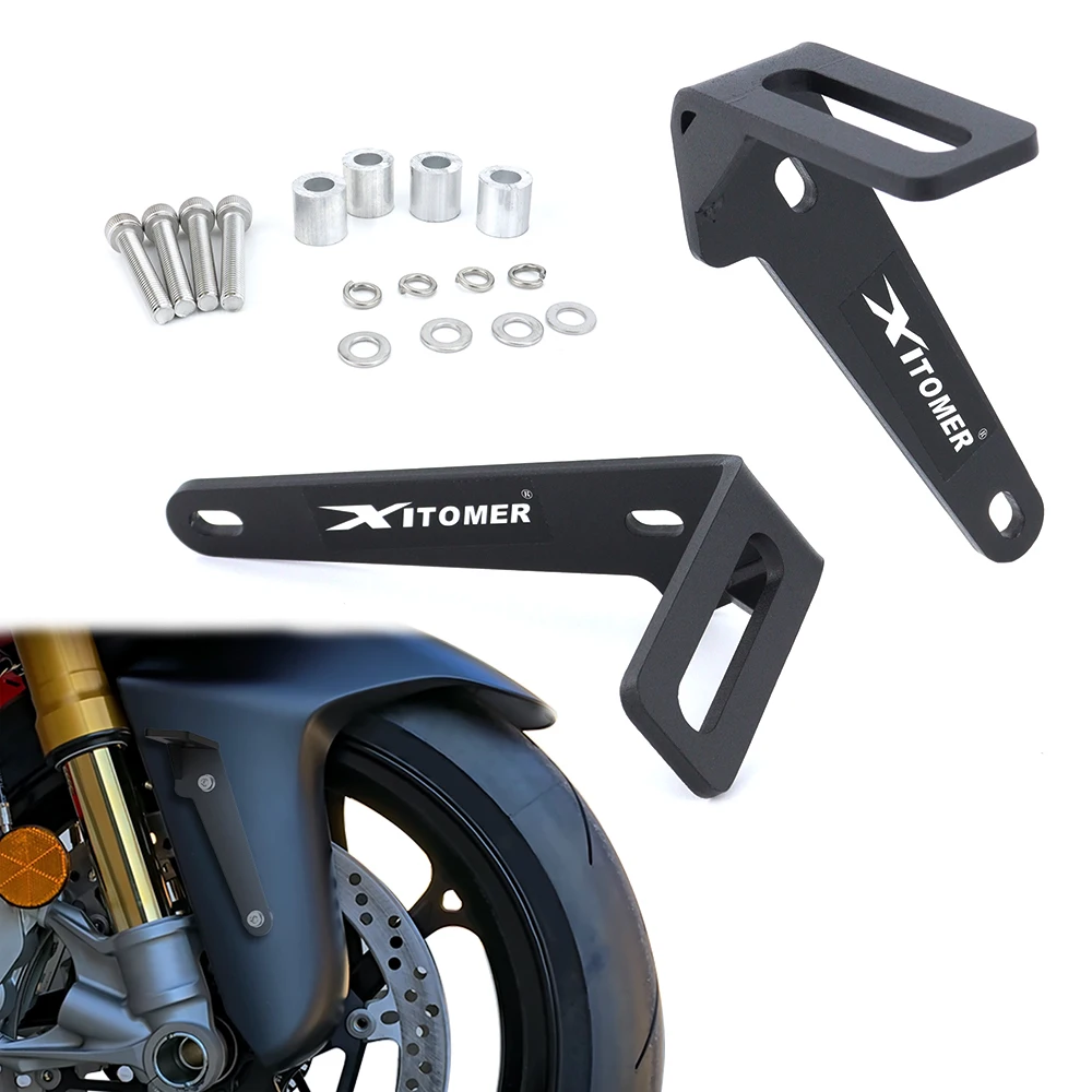 

Fit For Ducati Panigale V4 Panigale V4S 2025 Motorcycle Accessories Steel Auxiliary Light Mounting Bracket Fog Light Bracket