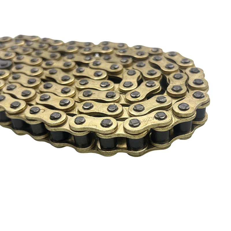 High Quality Motorcycle Chain Sets 428H 100-140 Links 21KNmin for Mini Dirt Bike ATV Motorbike  Chain - view 2