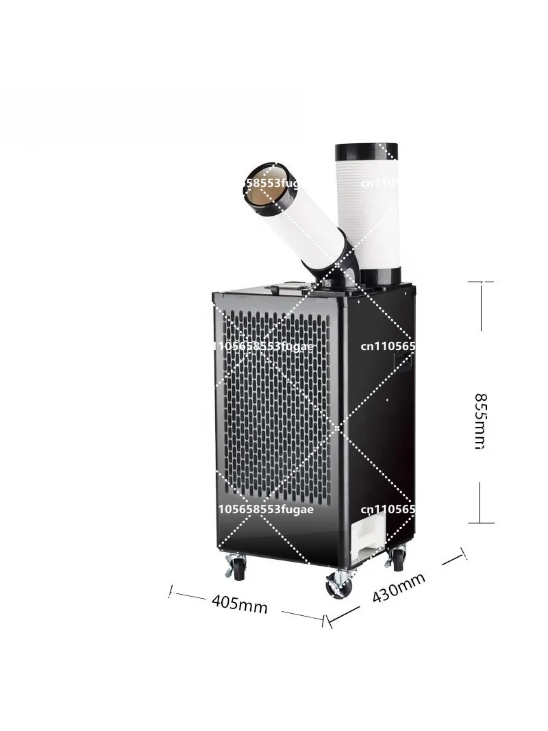 1 Ton 12000 BTU Portable Air Conditioner, 3500W Cooling Unit 220-240V for Mobile Use