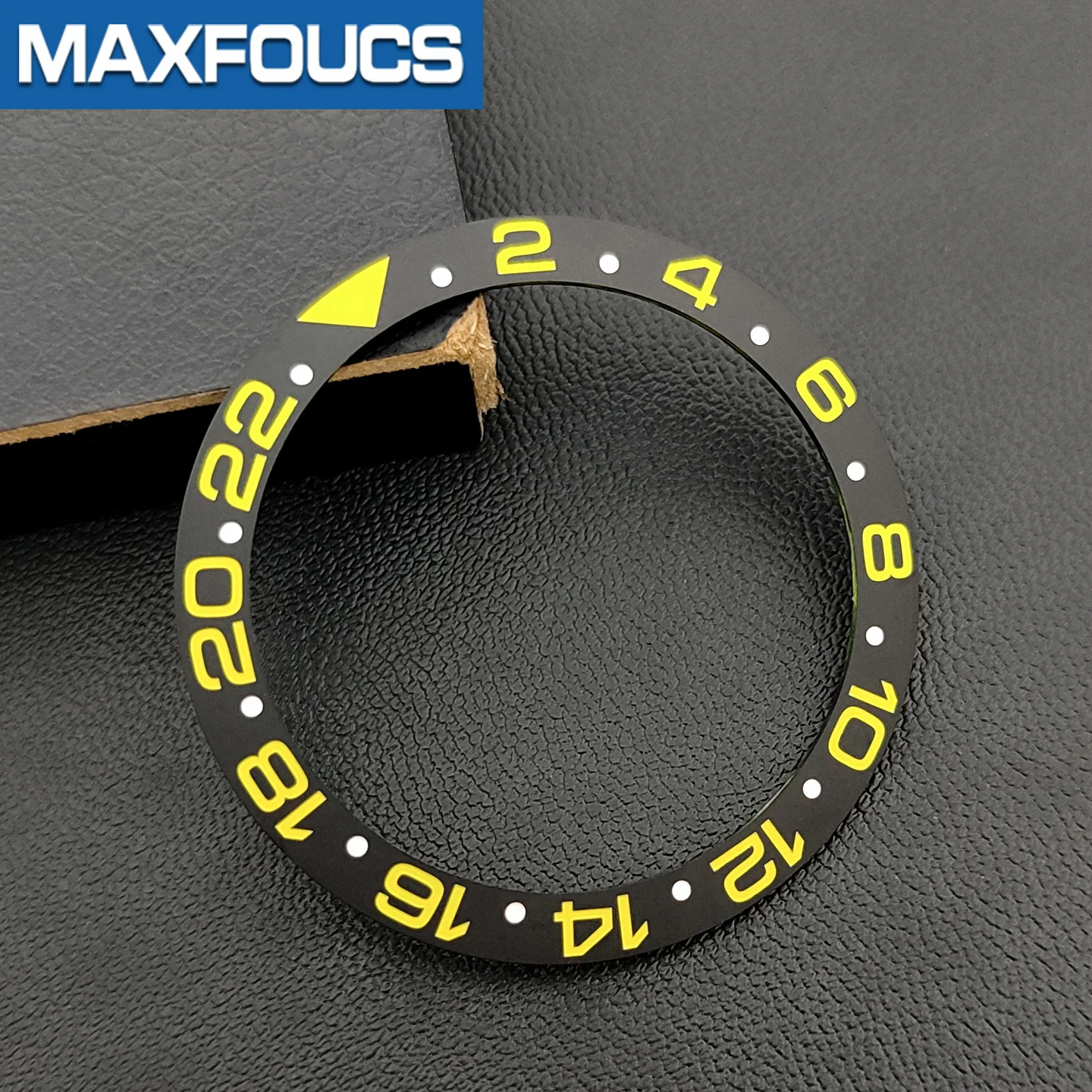 Schräge Keramik-Lünetteneinlage 38x30,6mm MOD SKX007 SKX Divers Passend für 31,5x30,5mm Kristall SUB GMT Taucheruhr-Zubehör Ersatz – Detail 8