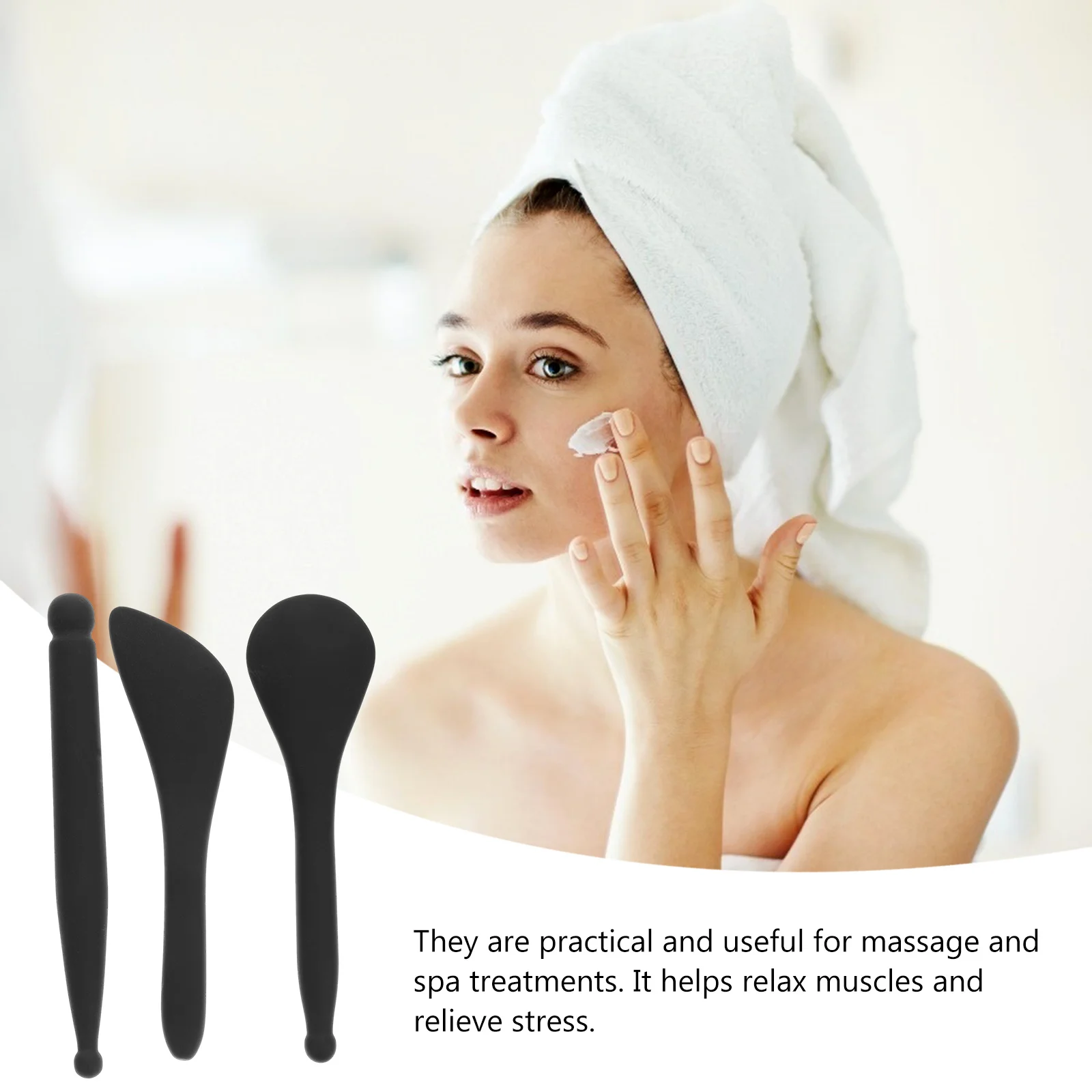 

1Set Stone Massage Tool Handheld Stick Foot Hand Back Massager Stimulate Blood Circulation Relax Muscle Stress Relief Equipment